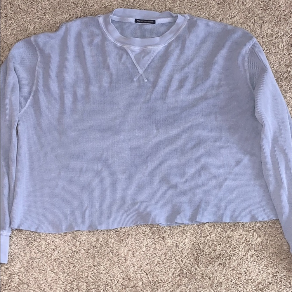 brandy melville cropped long sleeve